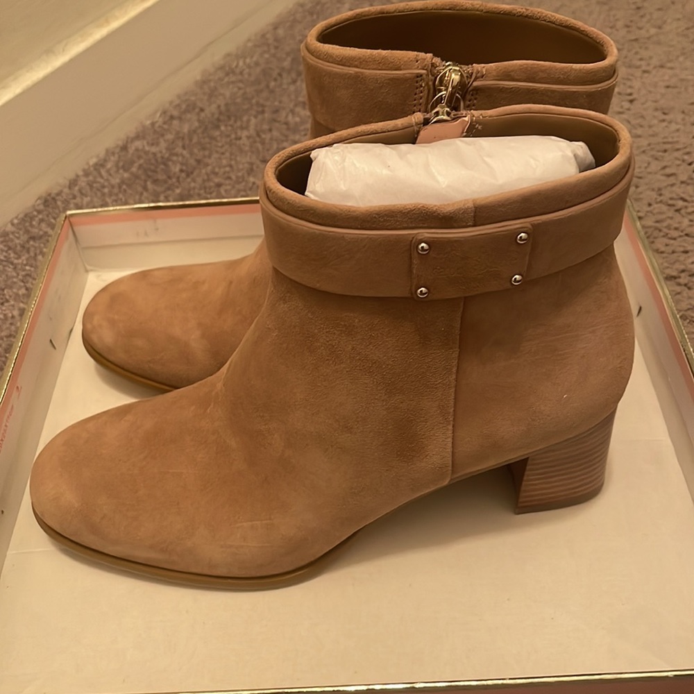 NWT Kate Spade Melony suede Booties